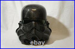 Carbon fiber Stormtrooper Helmet size 11 Hand Made