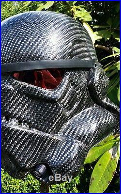 Carbon fiber stormtrooper helmet, one of a kind