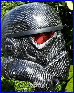 Carbon fiber stormtrooper helmet, one of a kind