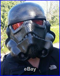 Carbon fiber stormtrooper helmet, one of a kind