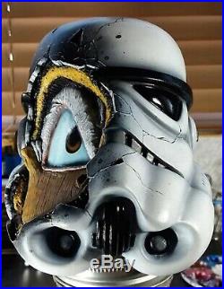 Custom Donald Duck Stormtrooper Helmet Vinyl Figure Disney / Star Wars