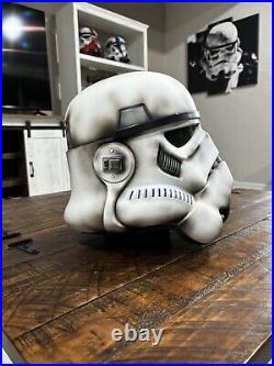 Custom Painted Black Series Storm Trooper Helmet / Sand Trooper