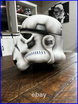 Custom Painted Black Series Storm Trooper Helmet / Sand Trooper