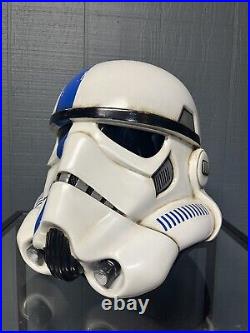Custom Star Wars Storm Trooper Commander Helmet Weathered