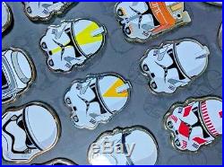 D23 Expo 2017 Disney Store Star Wars Storm Trooper Helmet 20 Pin Set LE 500
