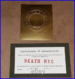DEATH NYC ltd ed signed street art print 45x32cm star wars stormtrooper helmet