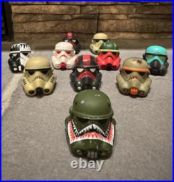 DISNEY Star Wars Vinyl Legion Series 1, 2, 3 and 4 Lot of 28 Helmets