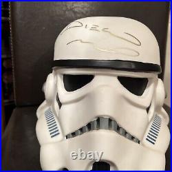 Diego Luna Signed Autograph Star Wars Stormtrooper Helmet JSA Authenticity