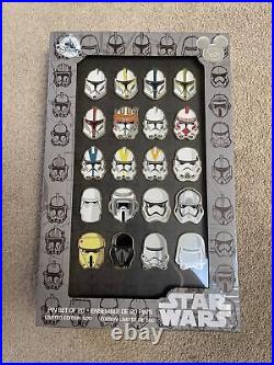 Disney D23 2017 Expo Exclusive Star Wars Storm Trooper Helmet 20 Pin Set LE500