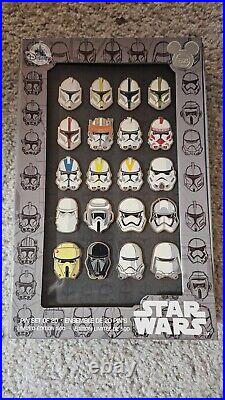 Disney D23 2017 Expo Exclusive Star Wars Storm Trooper Helmet 20 Pin Set LE500