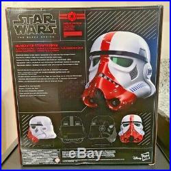 Disney Hasbro Star Wars Black Series Incinerator Stormtrooper Electronic Helmet