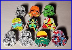 Disney Pin Star Wars Stormtrooper Helmets Mystery 11 Of 16 Pins In The Set New