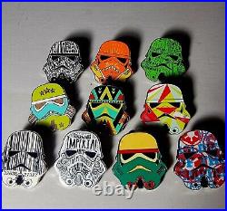 Disney Pin Star Wars Stormtrooper Helmets Mystery 11 Of 16 Pins In The Set New