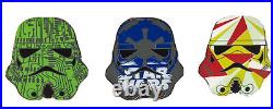 Disney Star Wars Set Of 16 Stormtrooper Helmet Mystery Pin Collection BRAND NEW