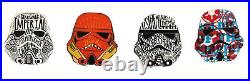 Disney Star Wars Set Of 16 Stormtrooper Helmet Mystery Pin Collection BRAND NEW