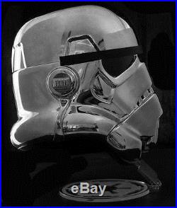 EFX #051 500 Made Star Wars Chrome Stormtrooper Helmet Exclusive LE 40th X Wing