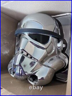 EFX 40th Anniversary Chrome Stormtrooper Helmet. Star Wars A New Hope