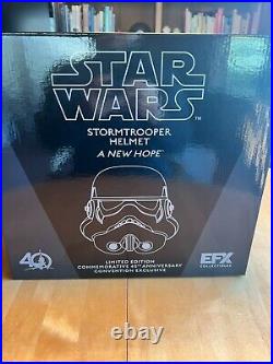 EFX 40th Anniversary Commemorative Stormtrooper Chrome Helmet #286/500