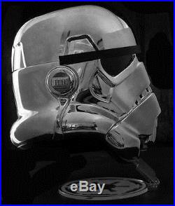 EFX #456 Of 500 Made Star Wars Chrome Stormtrooper Helmet Exclusive LE 40th Wing