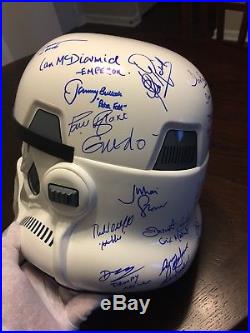 EFX A New Hope Stormtrooper Helmet With 25 Original Trilogy Signatures Hamill