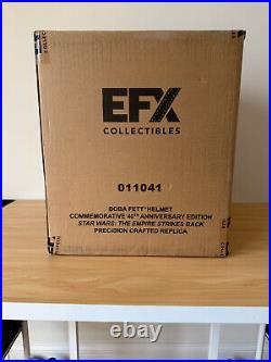 EFX Boba Fett ESB 40th Anniversary Chrome Helmet LE Star Wars 143/250