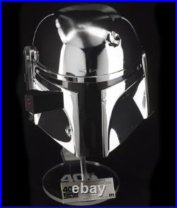 EFX Collectibles Boba Fett 40th Anniversary Commemorative Chrome Helmet LE 250