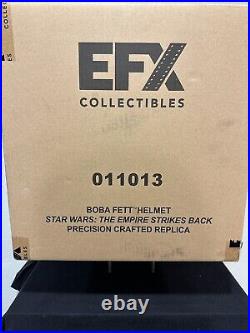 EFX Collectibles Boba Fett 40th Anniversary Commemorative Chrome Helmet LE 250