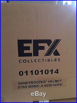 EFX STAR WARS SANDTROOPER HELMET Master Replicas COLLECTIBLES Storm Trooper Luke