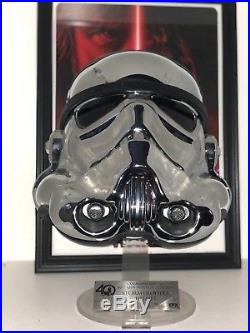 EFX Star Wars 40th Anniversary Chrome Stormtrooper Helmet Celebration