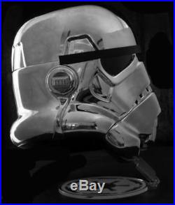 EFX Star Wars 40th Anniversary Commemorative Chrome Stormtrooper Helmet- NEW