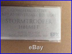 EFX Star Wars Celebration Exclusive Chrome Stormtrooper Helmet #006/500 In-Hand