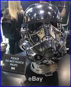 EFX Star Wars Chrome Stormtrooper Helmet Celebration 2017 Exclusive ARTIST PROOF