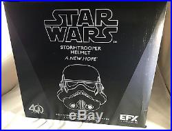 EFX Star Wars Chrome Stormtrooper Helmet Celebration 2017 Exclusive ARTIST PROOF