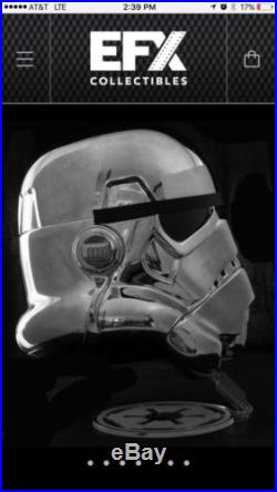 EFX Star Wars Chrome Stormtrooper Helmet Celebration 2017 Exclusive LE 238/500