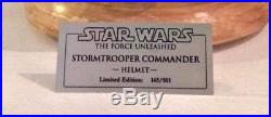 EFX Star Wars Stormtrooper Commander Helmet Prop Replica Limited Ed. RARE