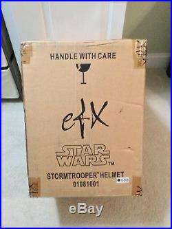 Efx Star Wars Stormtrooper Helmet A New Hope 2008 Limited Edition 500 Sealed New