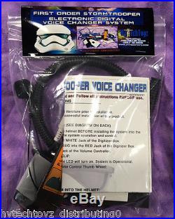 First Order Stormtrooper Digital Voice Changer System Helmet Costume Pro Series