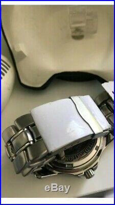 FOSSIL STAR WARS WATCH Stormtrooper Only 3000 Made! With Helmet Display! NWT