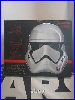 First Order Stormtrooper Helmet STAR WARS Black Series Electronic MIB #3