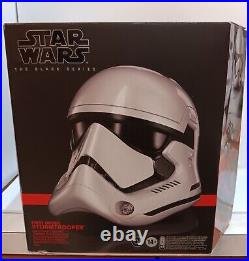 First Order Stormtrooper Star Wars Black Series Premium Electronic Helmet Hasbro