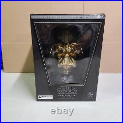 Gentle Giant 2009 Collectors Club Gift Star Wars Gold Vader Helmet Premier Guild