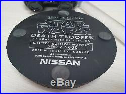 Gentle Giant Star Wars Rogue One DEATH TROOPER Helmet Nissan 11 Scale LE