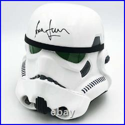 Harrison Ford Autographed EFX Stormtrooper Helmet Prop Replica