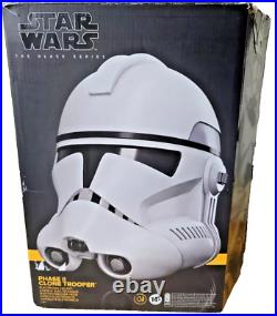 Hasbro Star Wars Black Series Clone Trooper Phase II Helmet Prop Replica