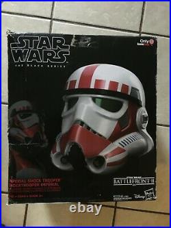 Hasbro Star Wars The Black Series Imperial Shock Trooper Electronic Helmet