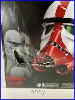 Hasbro Star Wars The Black Series Incinerator Stormtrooper Helmet ELECTRIC READ