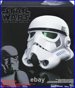 Hasbro Star Wars The Black Series Stormtrooper Electronic Helmet. New in Box