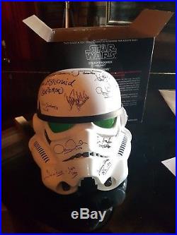 Helmet stormtrooper efx signed at star wars celebration Europe 2016