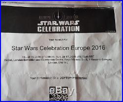 Helmet stormtrooper efx signed at star wars celebration Europe 2016