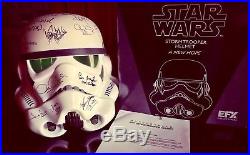 Helmet stormtrooper efx signed star wars celebration no sideshow Master replica